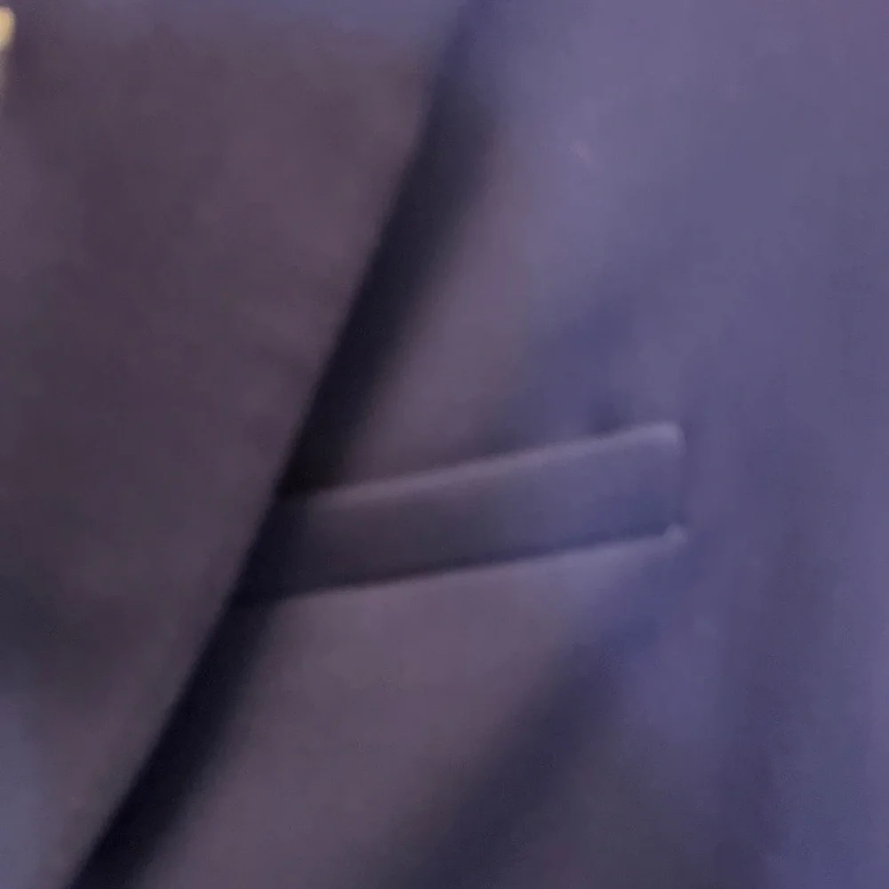 Banana Republic Bell-Sleeve Coat JACKET Size XL blue‎ NWOT - Picture 8 of 10